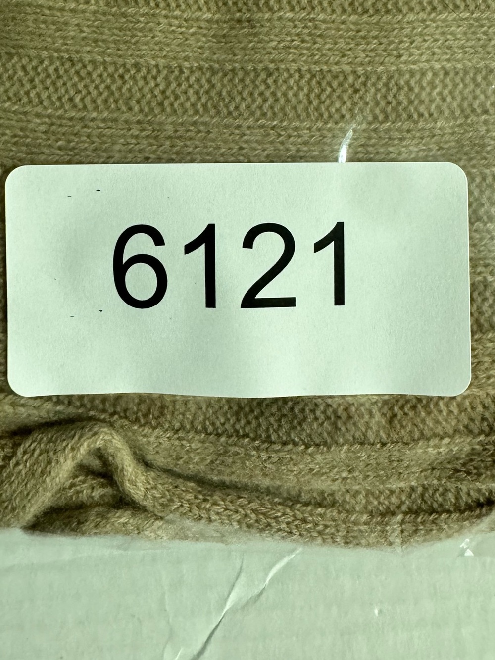 V Frass 100% Cashmere Scarf Quiet Luxury Preppy Soft Girl Neutral Scandi Ribbed - Picture 5 of 5